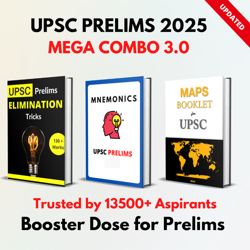 UPSC Prelims MEGA COMBO 3.0 - For 2025