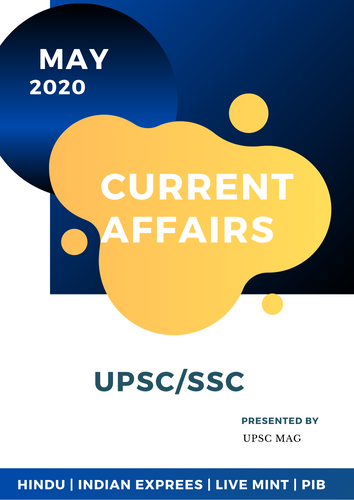 MAG Current Affairs MAY 2020 for UPSC PDF