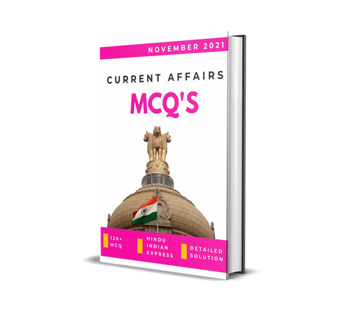 November Current Affairs 2021 for UPSC PDF